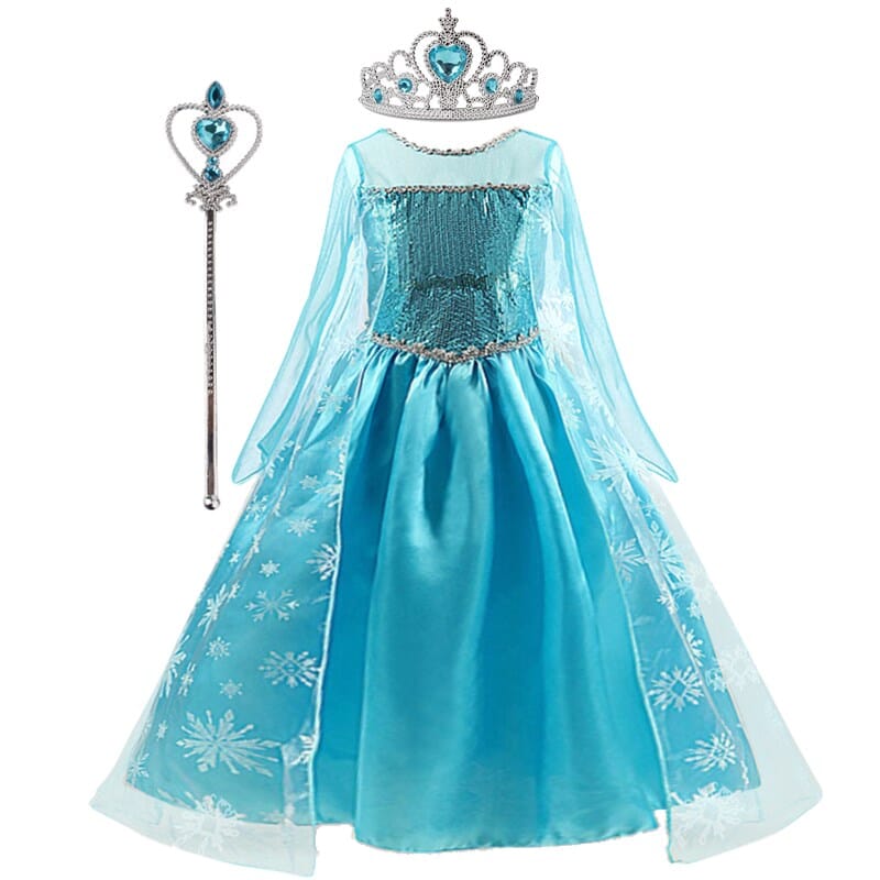 Vestido Fantasia Frozen Infantil